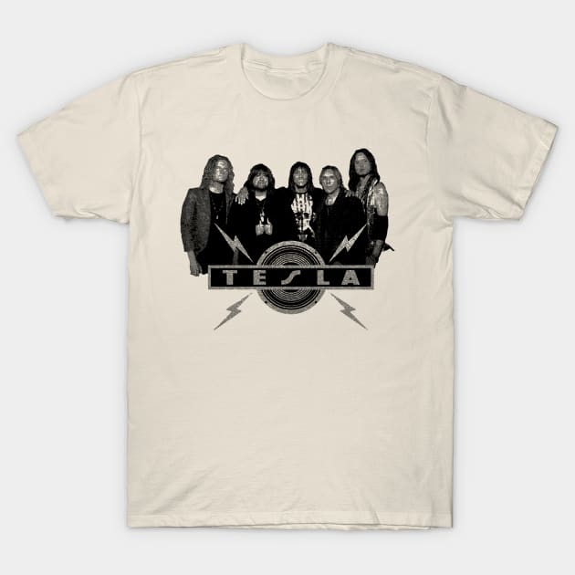Tesla band shirt cheap